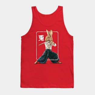 Samurai Rabbit Tank Top